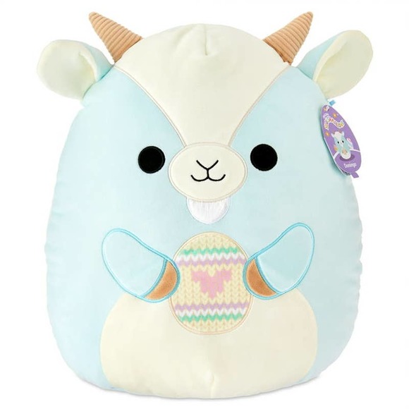Squishmallow Domingo The Goat 8 Inch Easter Plush Holding Egg New With Tags - Picture 4 of 4